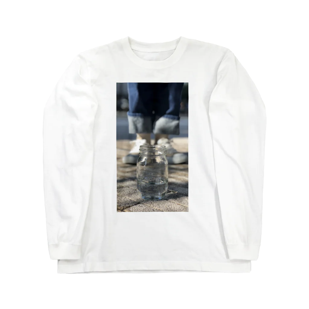 monutoonのガラス瓶 Long Sleeve T-Shirt