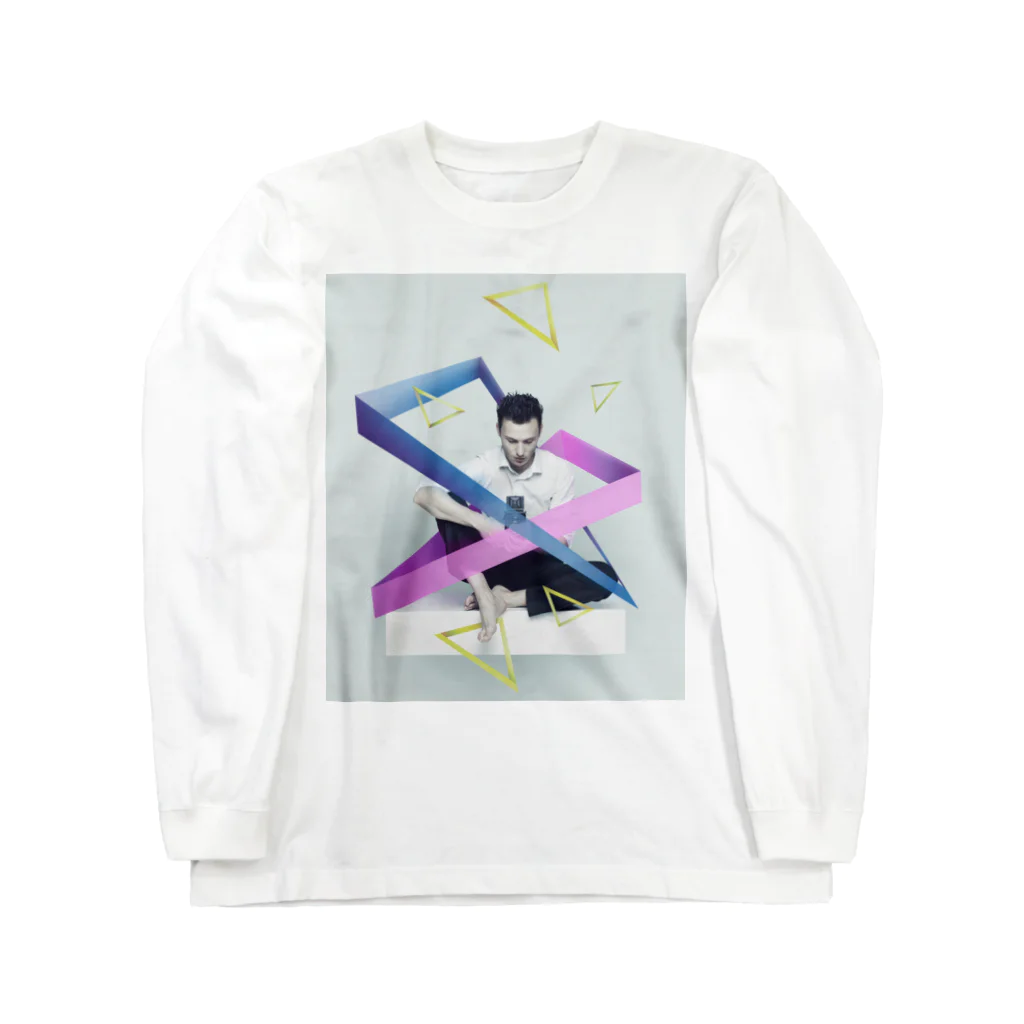 しろくま なだれちゃんのtriangle,,,? Long Sleeve T-Shirt