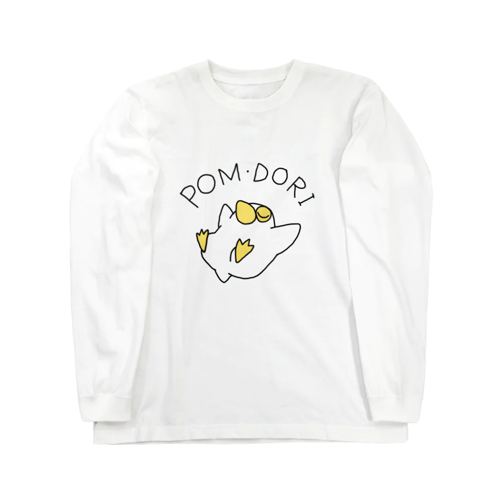 オリエンタルかたつむりのPOM・DORI 影なし ロングスリーブTシャツ