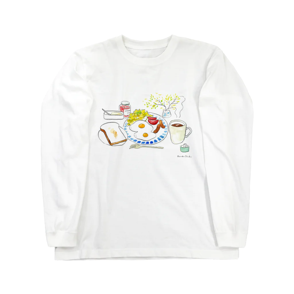 伊吹春香の朝ご飯だよ！~トースト派編~ ロングスリーブTシャツ