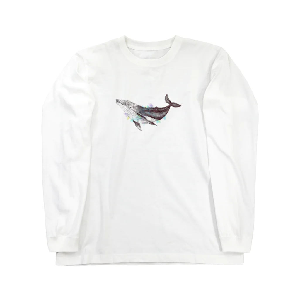 鈴野綾菜の空のクジラ Long Sleeve T-Shirt