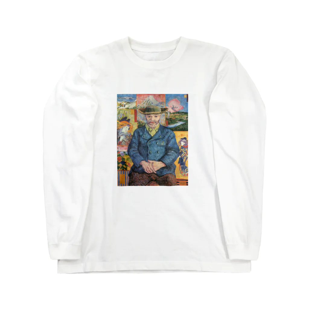 Art Baseのゴッホ / 1888 /Père Tanguy / Vincent van Gogh ロングスリーブTシャツ