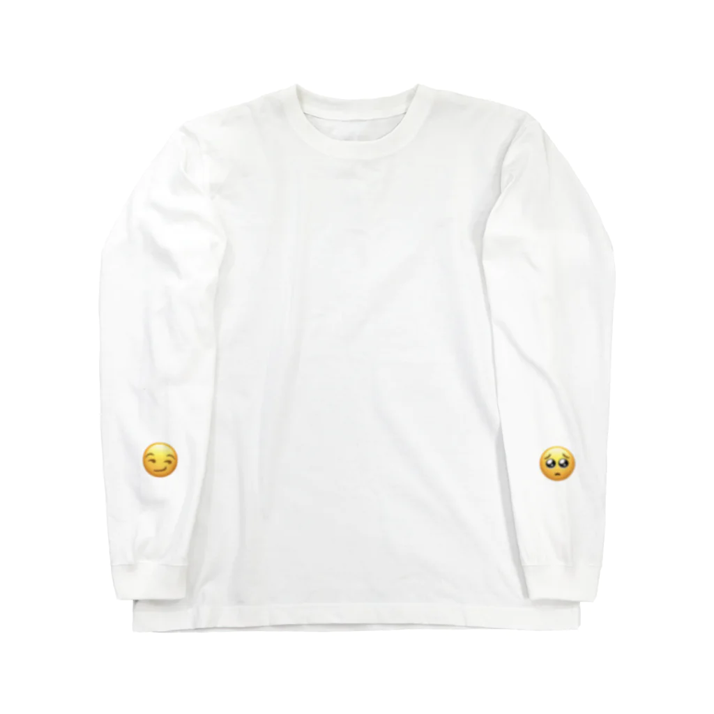 Lのemoji ロングスリーブTシャツ