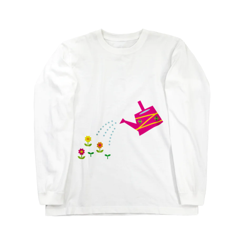 フォーヴァのじょうろとお花 Long Sleeve T-Shirt