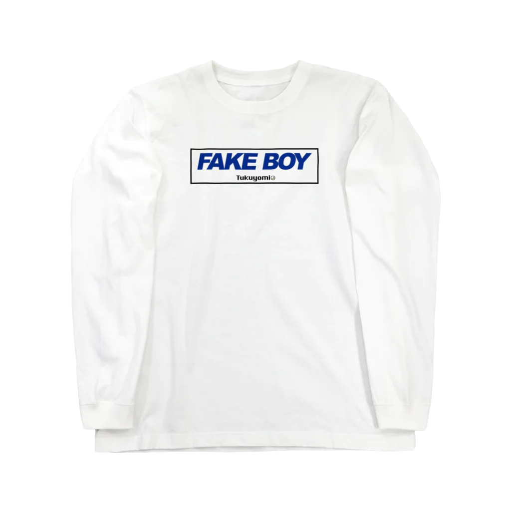 月読命のFAKEBOY GAME ロングスリーブTシャツ