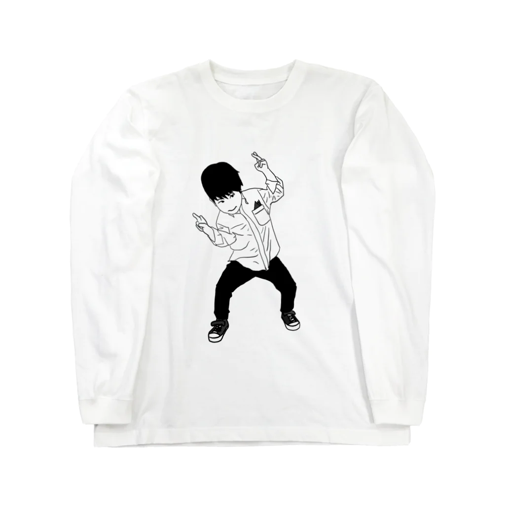 Eatn-kkのカニフォーマルken  Long Sleeve T-Shirt