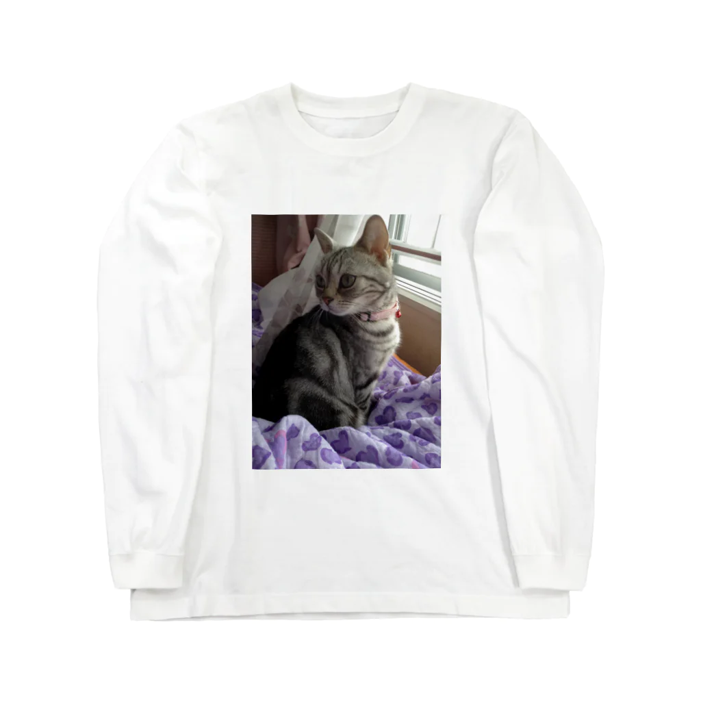 CarrieMomの見返り美猫キャリー1  Long Sleeve T-Shirt