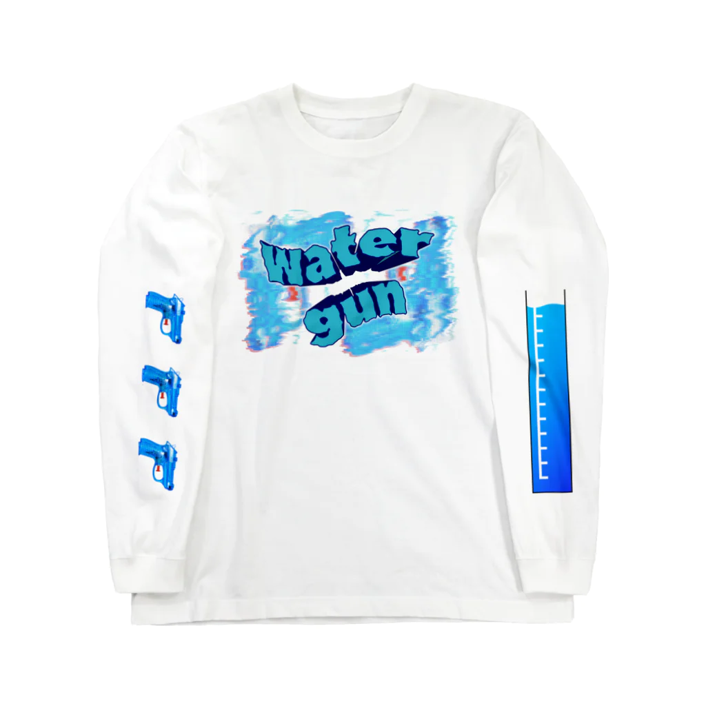 来世猫逸択の水鉄砲 Long Sleeve T-Shirt