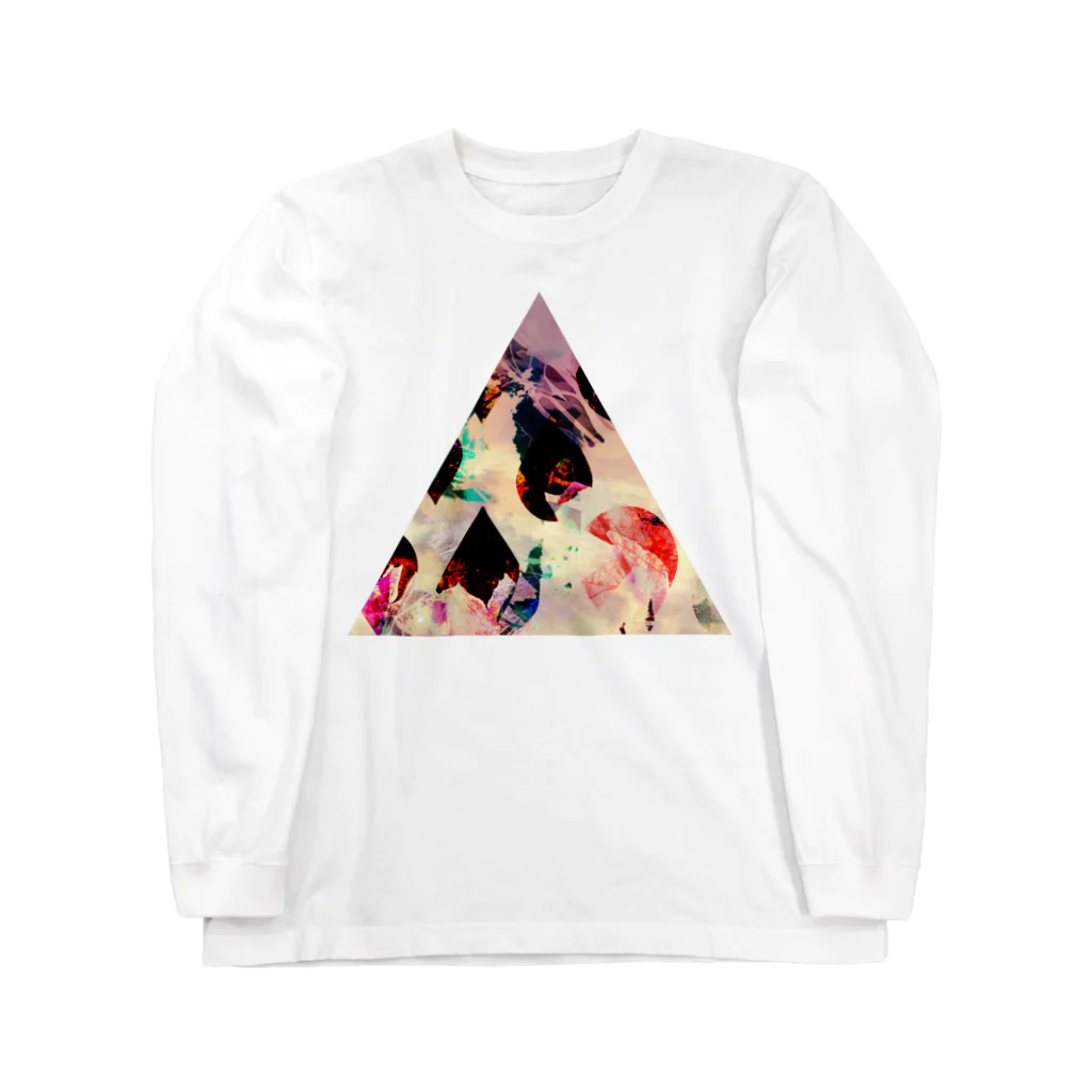 【三角形の穴】の▲4【三角形の穴】  Long Sleeve T-Shirt