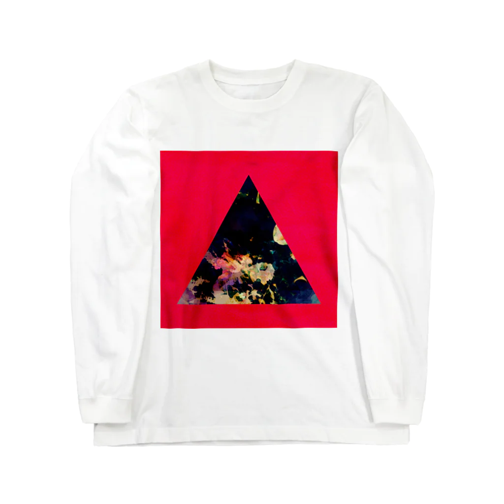 【三角形の穴】の▲5-P【三角形の穴】  ロングスリーブTシャツ