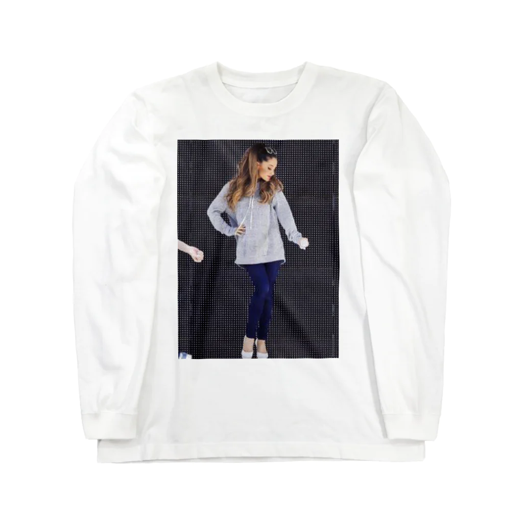 左の♡ArianaGrande♡ ロングスリーブTシャツ