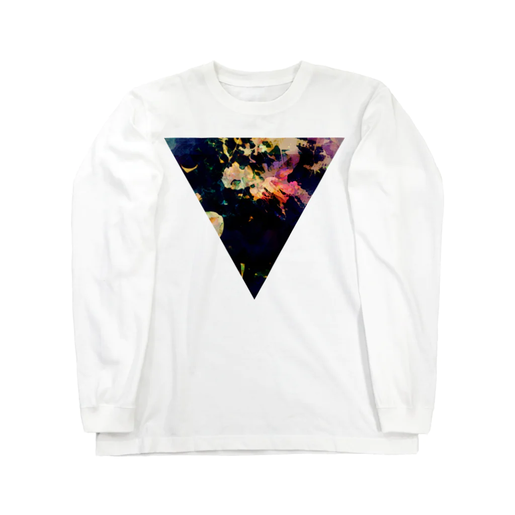 【三角形の穴】の▼5【逆三角形の穴】 Long Sleeve T-Shirt