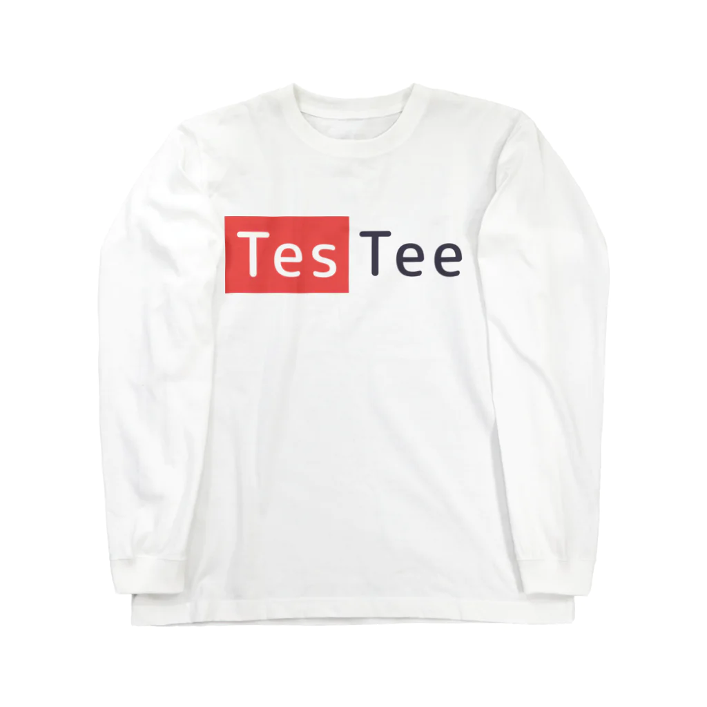 TesTee-StoreのTesTeeロゴ ロングスリーブTシャツ