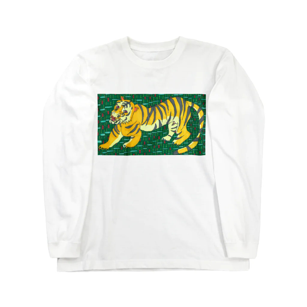 shimizusanpoの包茎タイガーたかしウーソー図。 Long Sleeve T-Shirt