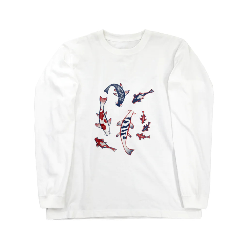 IZANAMI by Akane Yabushitaの【日本レトロ#12】鯉  Long Sleeve T-Shirt