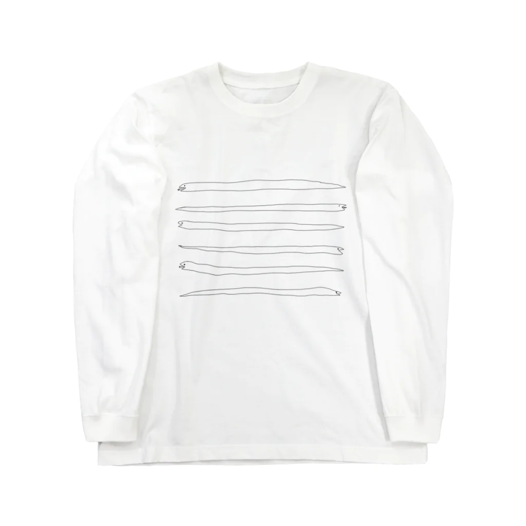 yononakaの並ぶヘビ Long Sleeve T-Shirt