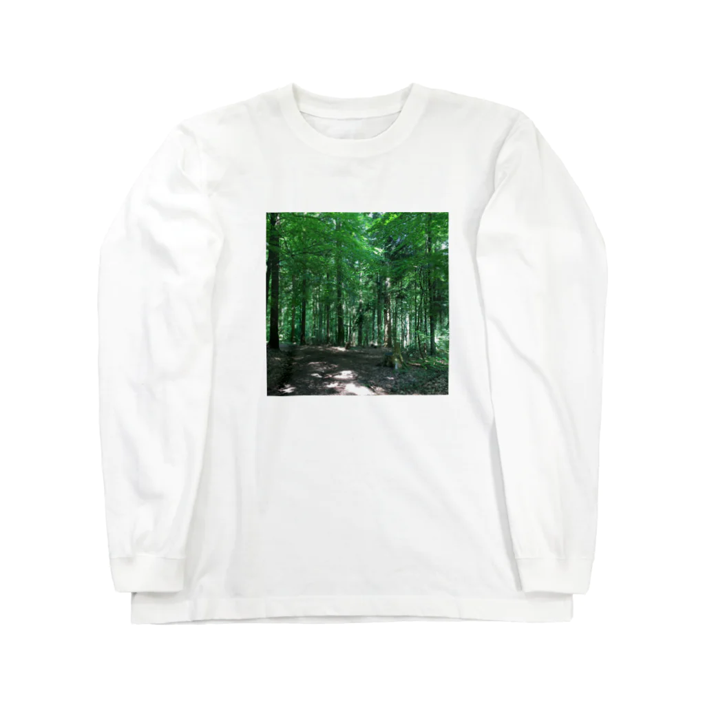 Hotateのeco 黒い森のなか Long Sleeve T-Shirt