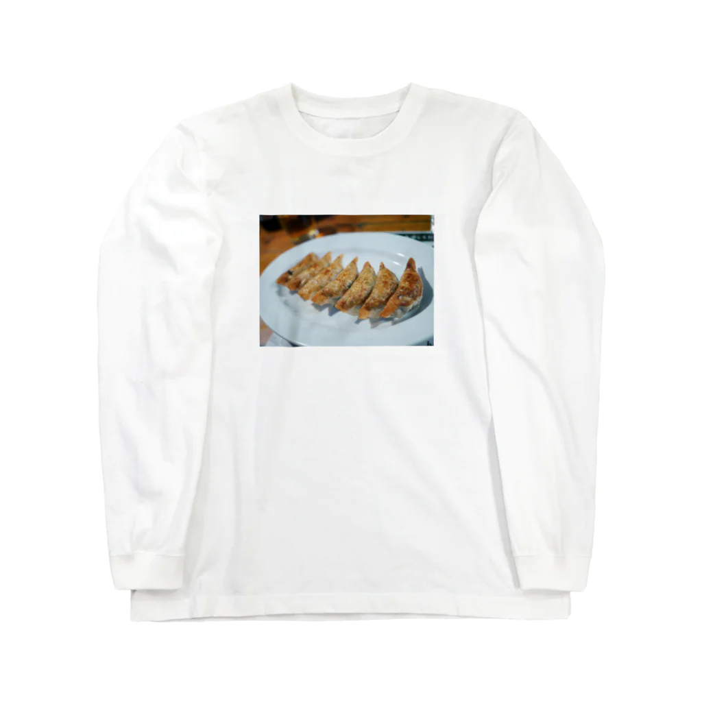 sachicooooooooの自然と餃子デートに誘えるグッズ Long Sleeve T-Shirt