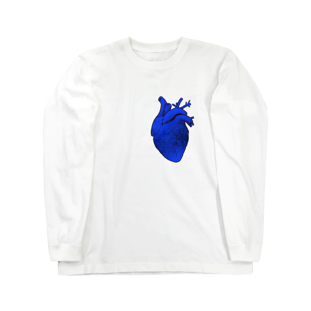 nemuriのHeart   アヲ ロングスリーブTシャツ