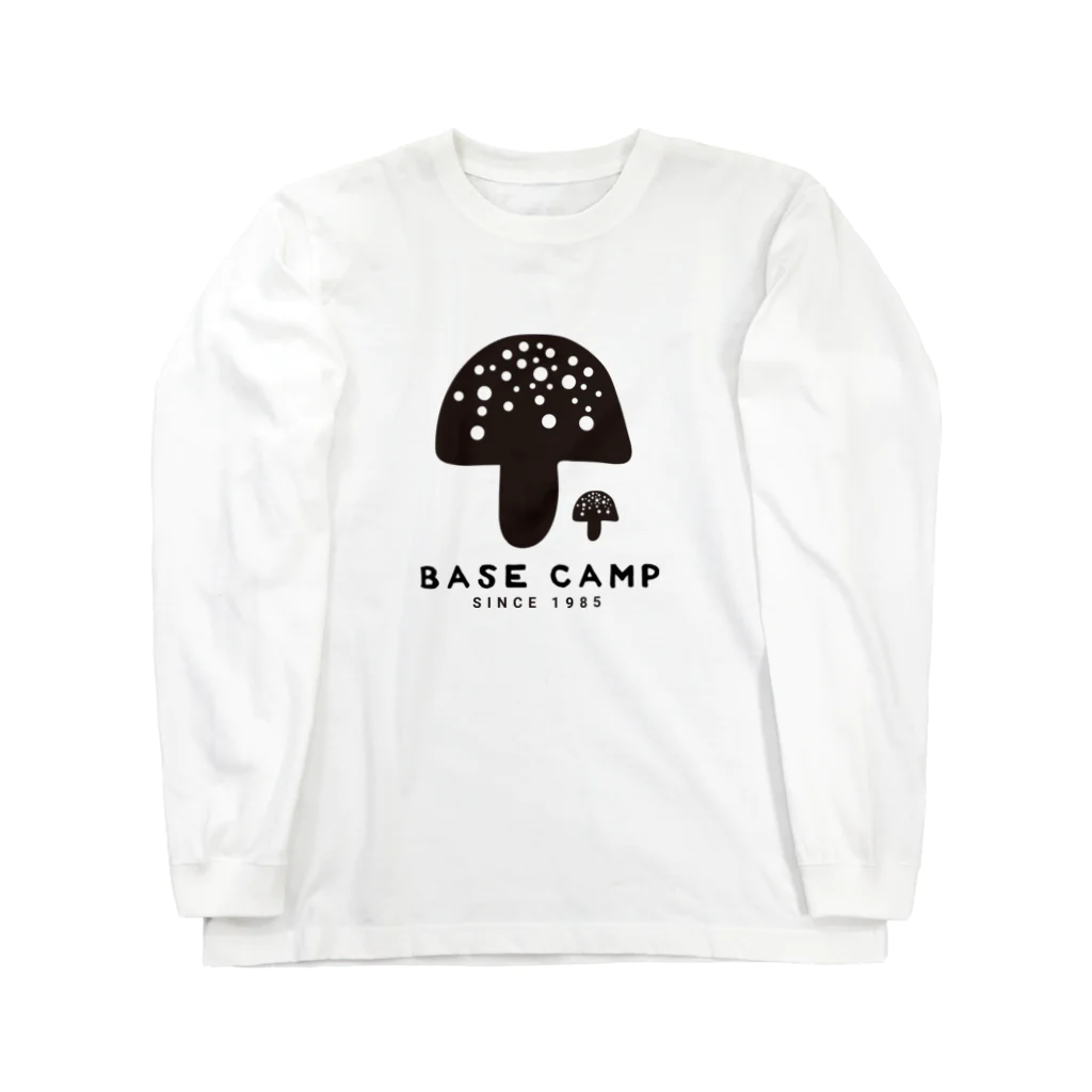 BASE-CAMPのBASE キノコ 01 ロングスリーブTシャツ