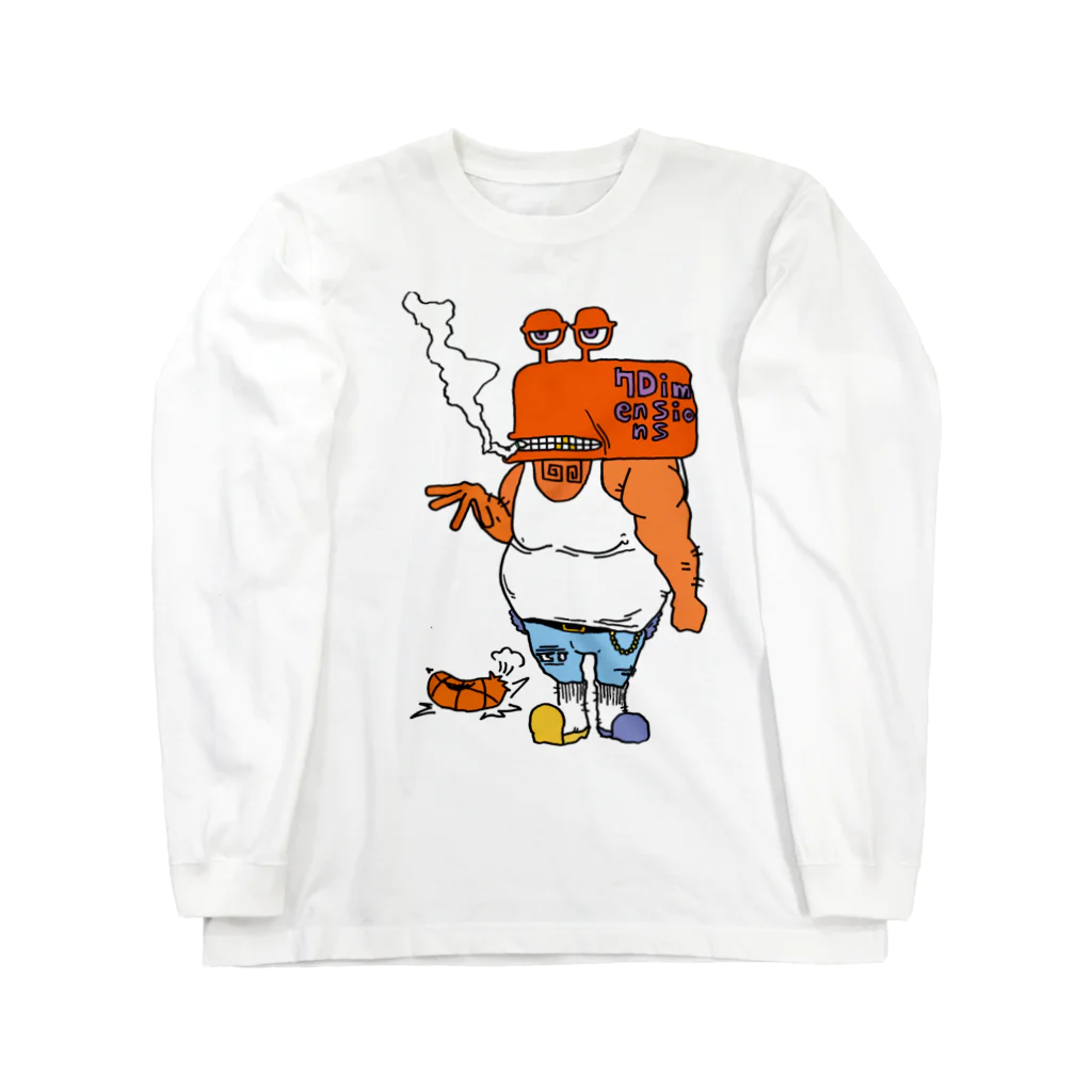 7dimensionsのcrab gang ロングスリーブTシャツ