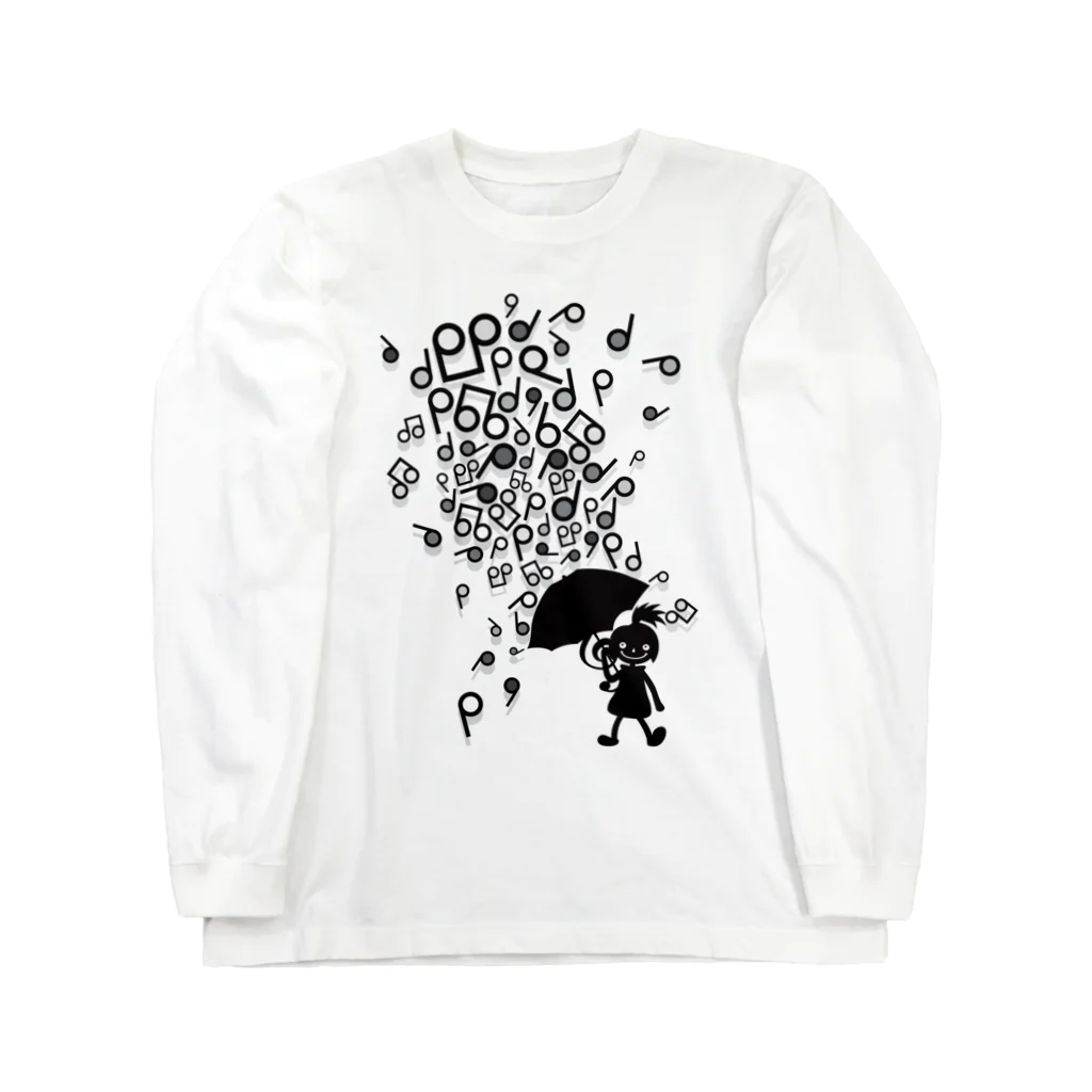 AURA_HYSTERICAのSingin' in the Rain Long Sleeve T-Shirt