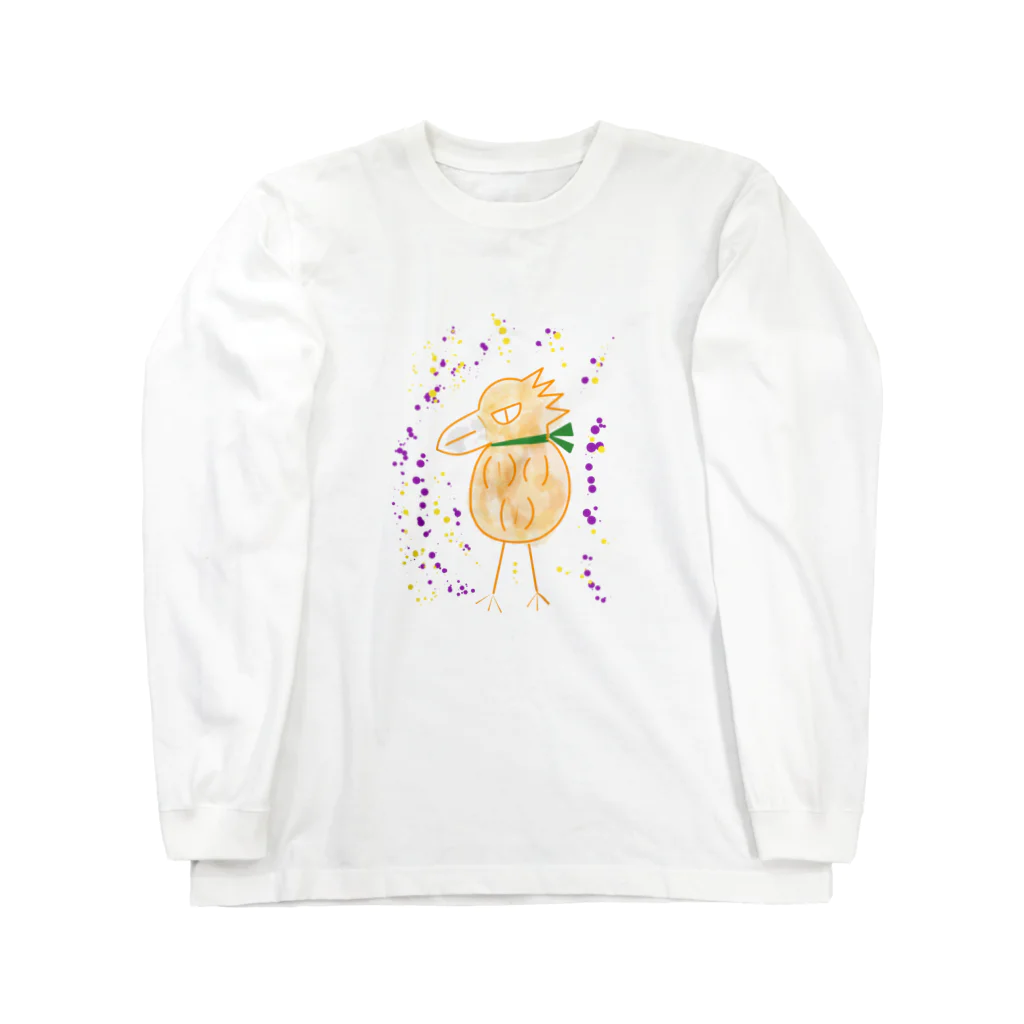 manamanawaruのオレンジワルビロ Long Sleeve T-Shirt