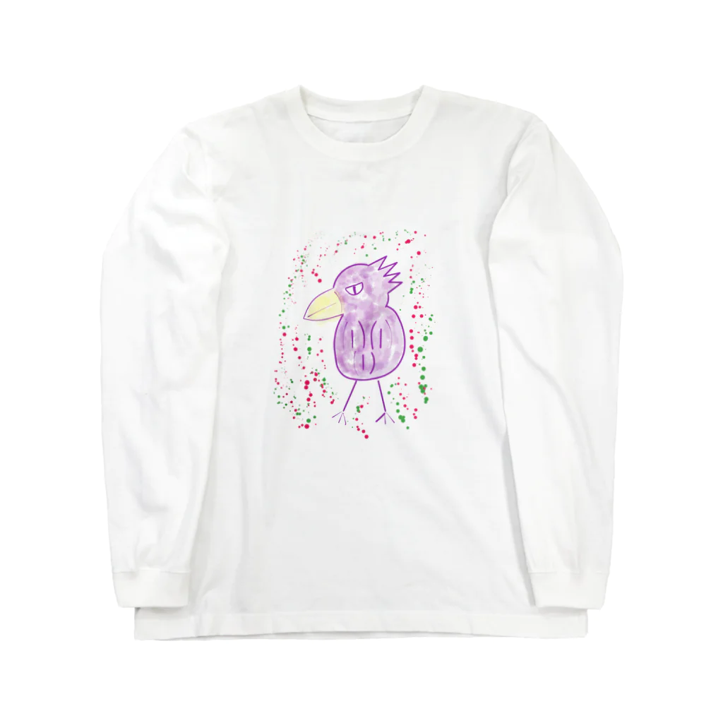 manamanawaruのパープルワルビロ Long Sleeve T-Shirt