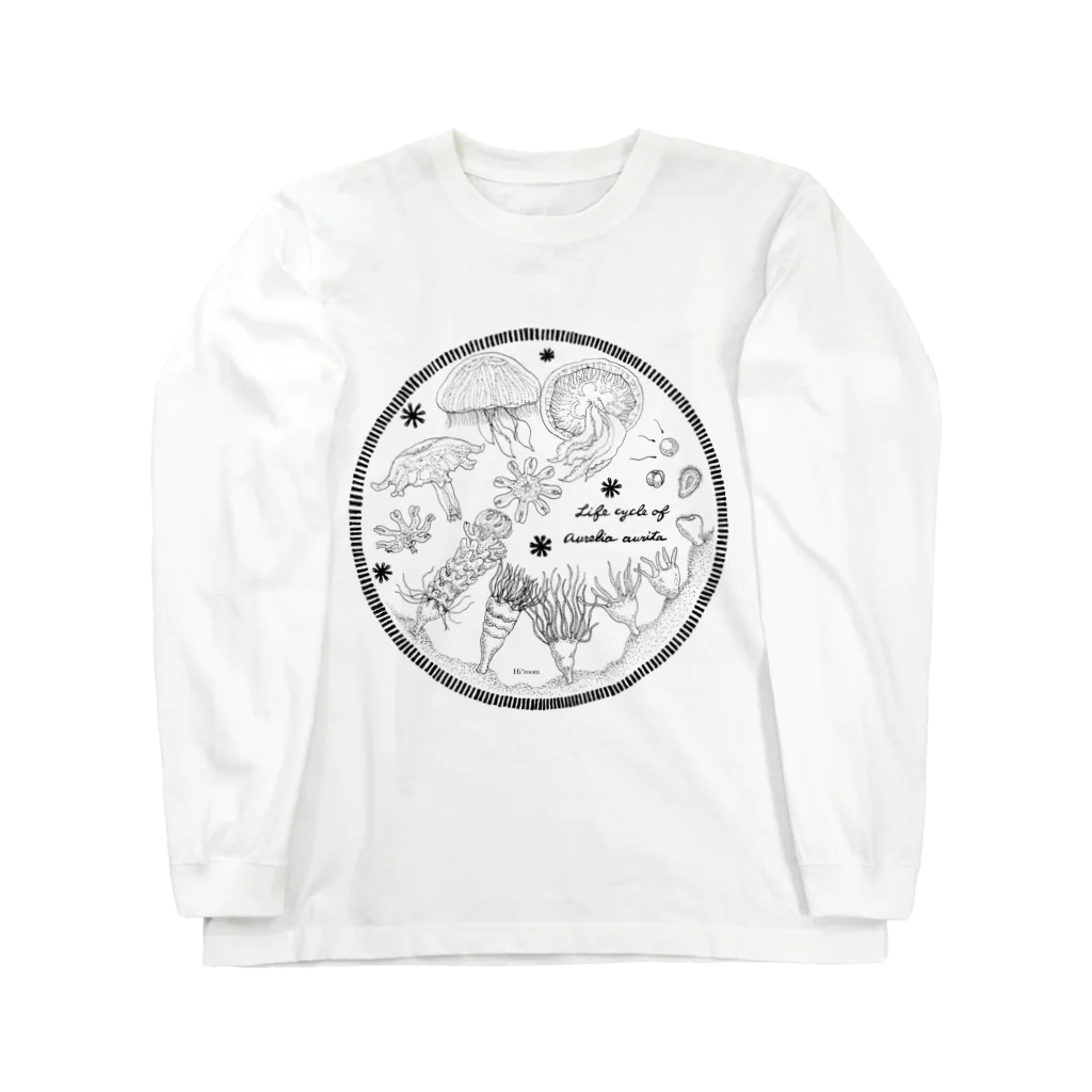 Hi*roomのミズクラゲの生活史 Long Sleeve T-Shirt