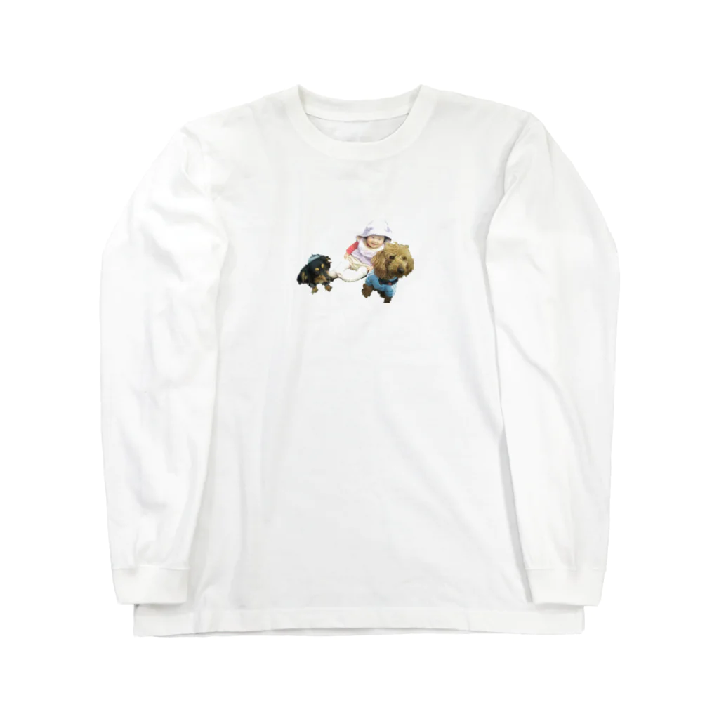 あらきめい工房の看板娘と看板犬 Long Sleeve T-Shirt