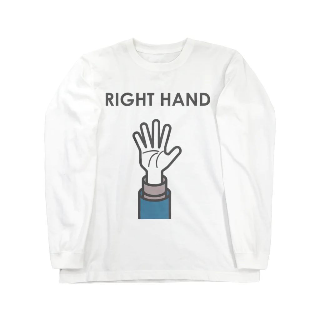 Satoshi_k28_2のRIGHT HAND ロングスリーブTシャツ