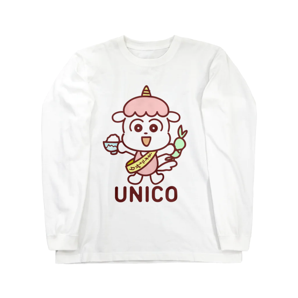 ゆにこのお店のネオニイガタシティゆにこ ロングスリーブTシャツ