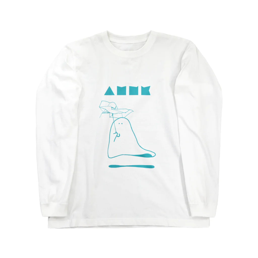 GHOAST IN THE SHELTERの雨宿りおばけ Long Sleeve T-Shirt