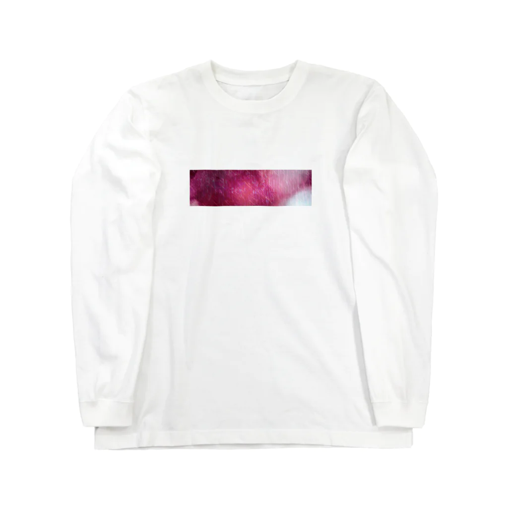 宇宙素敵物集のpink bar ロングスリーブTシャツ