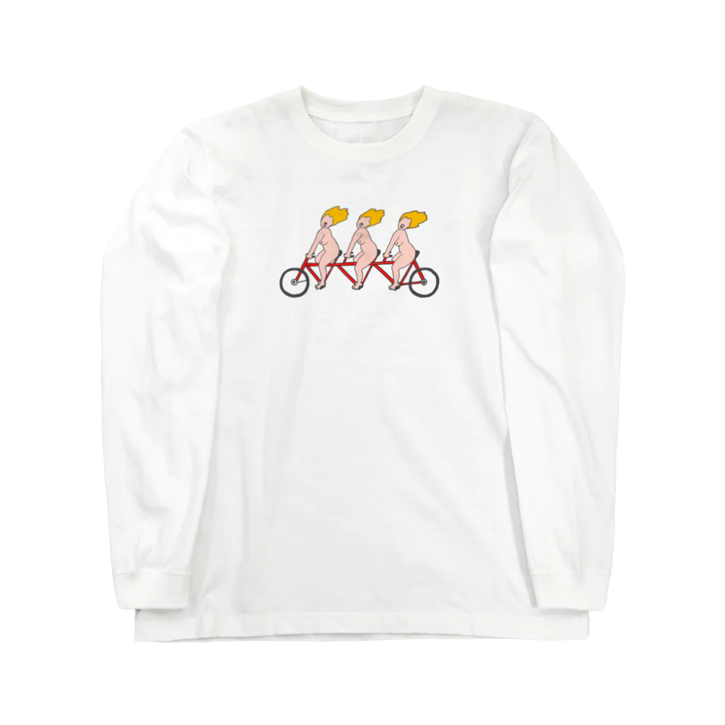 monCheriのタンデムcolor Long Sleeve T-Shirt