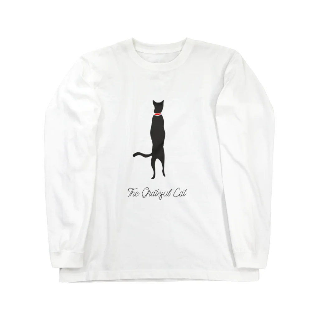 ぽたけのThe Grateful Cat Long Sleeve T-Shirt