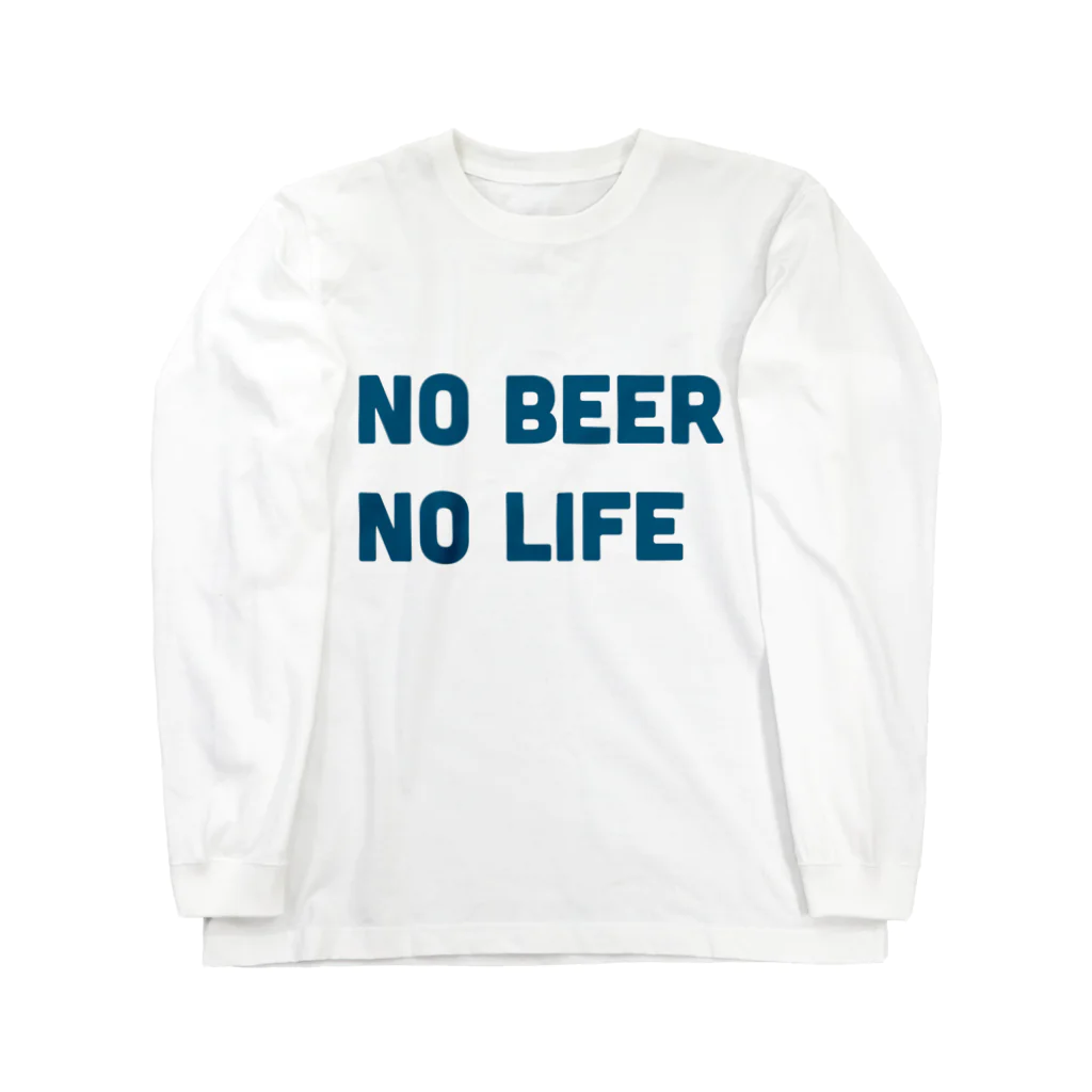 mustachesのNO BEER  NO LIFE ロングスリーブTシャツ