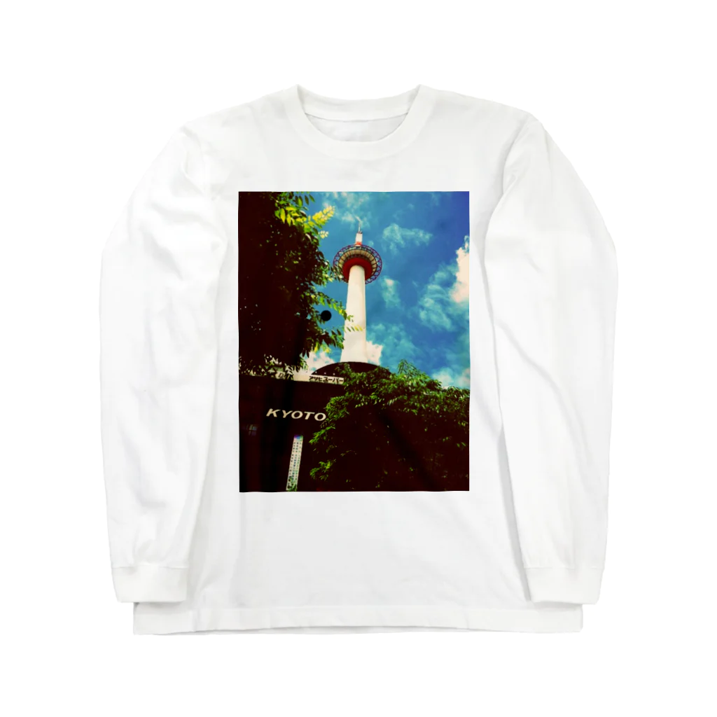 mumu-yaのkyoto tower Long Sleeve T-Shirt