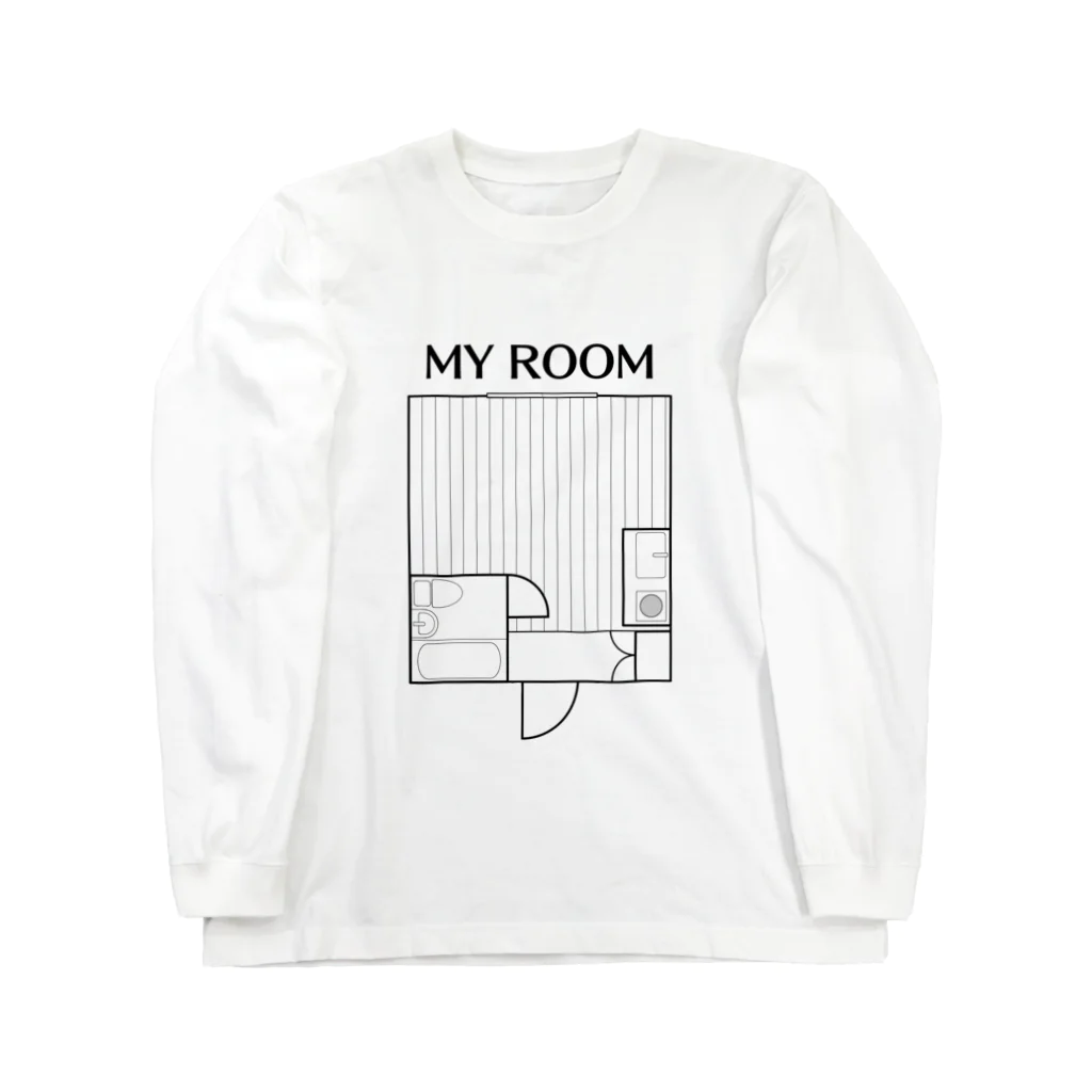 HoneyMelt のMY ROOM（洋室） ロングスリーブTシャツ