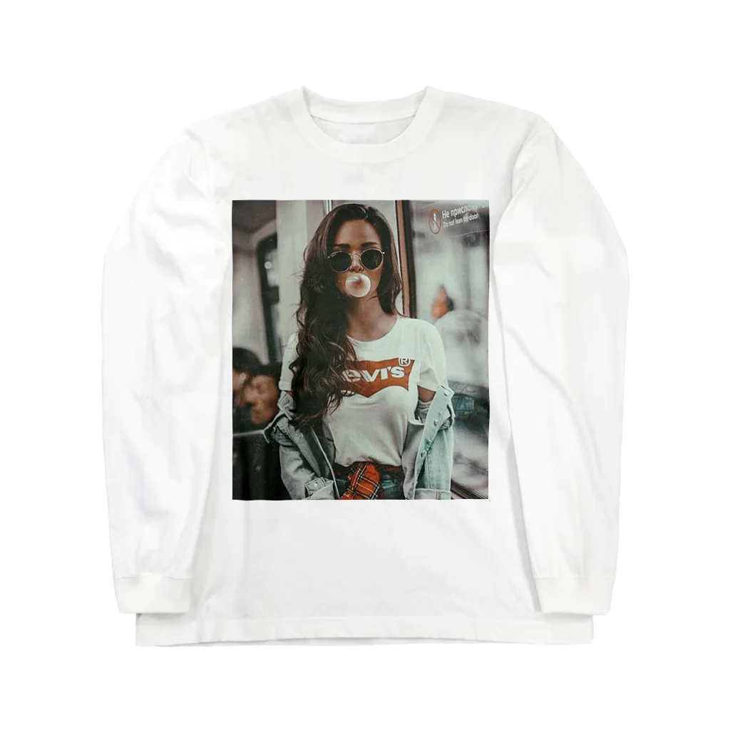 DanishMaryのプリントT Long Sleeve T-Shirt