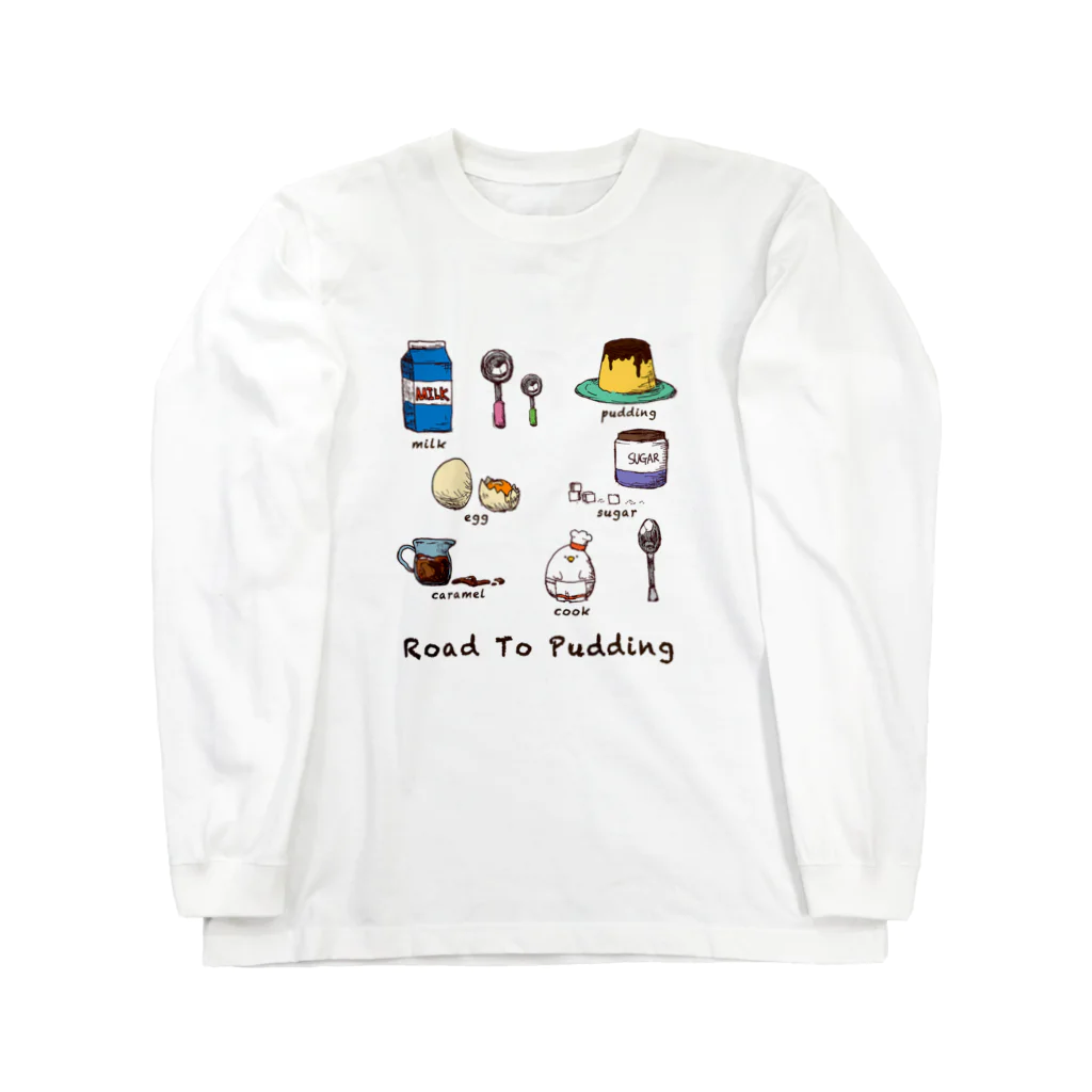 ハルカゼ雑貨店のRoad To Pudding ロングスリーブTシャツ