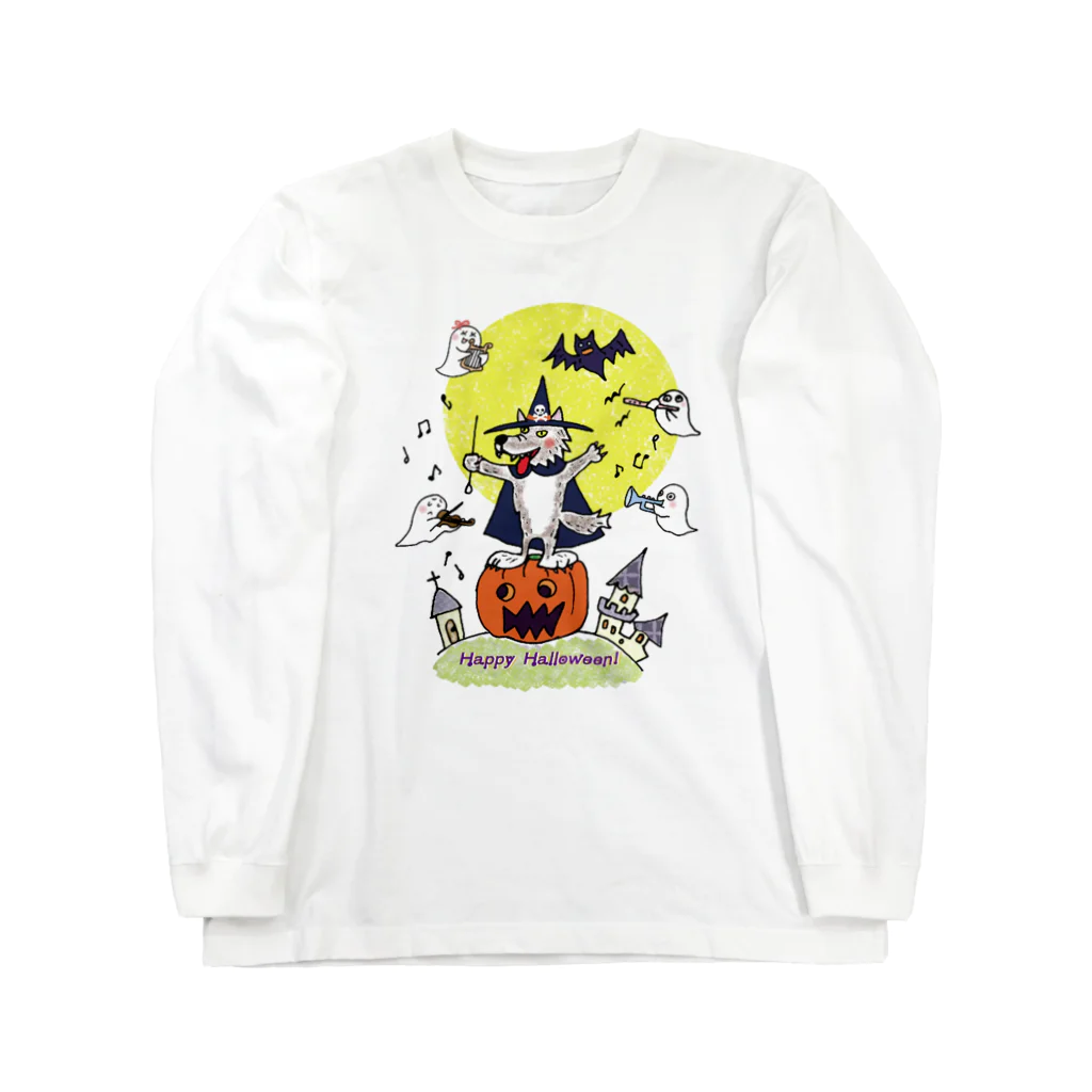 ミナミハチゴーのハッピー♫ ハロウィン ロングスリーブTシャツ