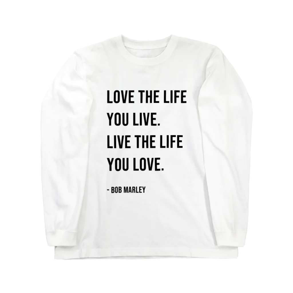 hello!!masterpieceのHello BoB Marley `LOVE LIFE!!` ロングスリーブTシャツ