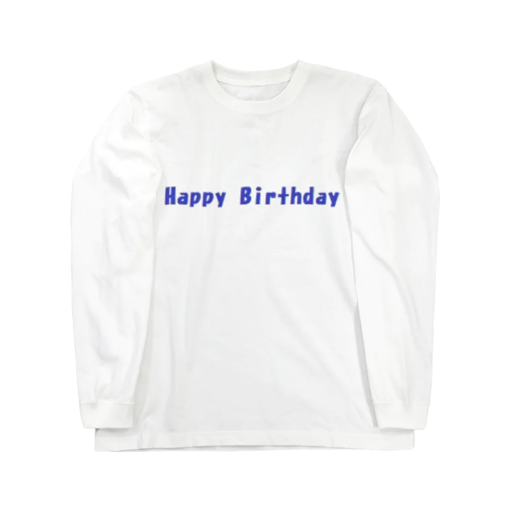 アメリカンベース のHappy　Birthday　グッズ ロングスリーブTシャツ