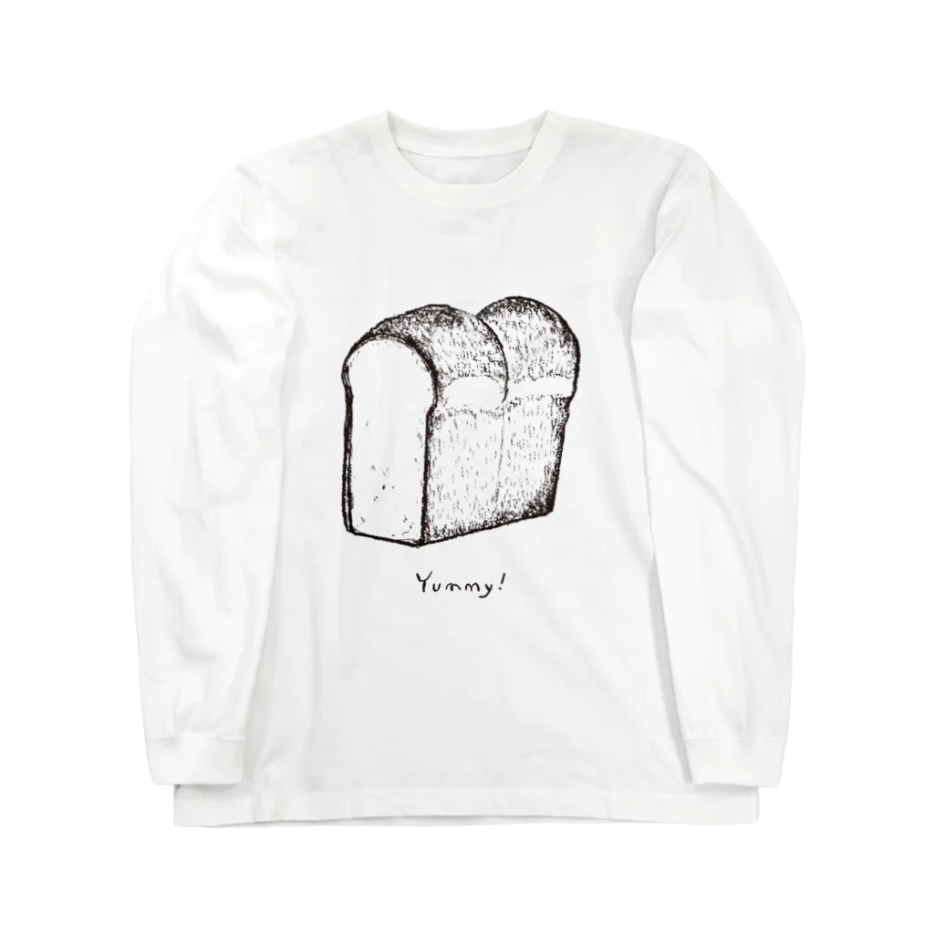 uwazumiのYummy! パン・ド・ミ ロングスリーブTシャツ