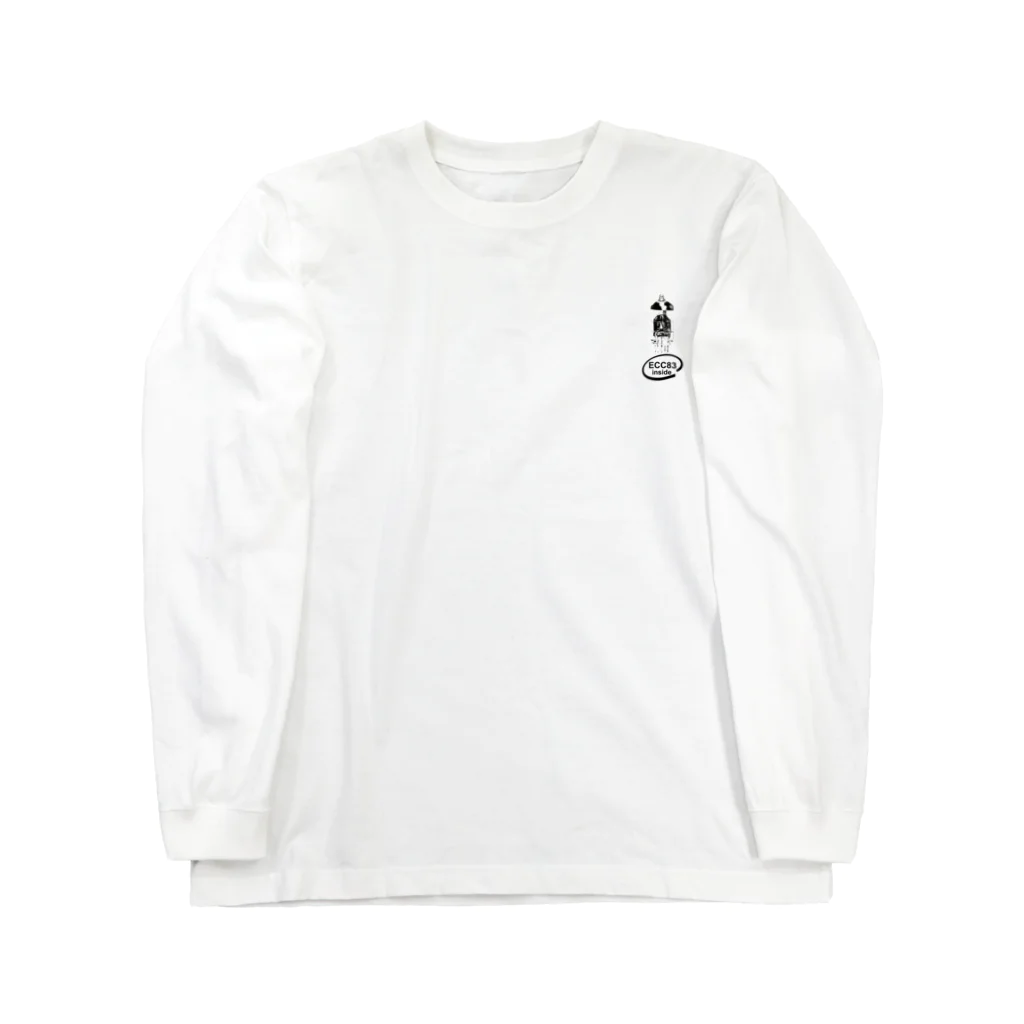 173H Designの真空管ECC83黒 Long Sleeve T-Shirt