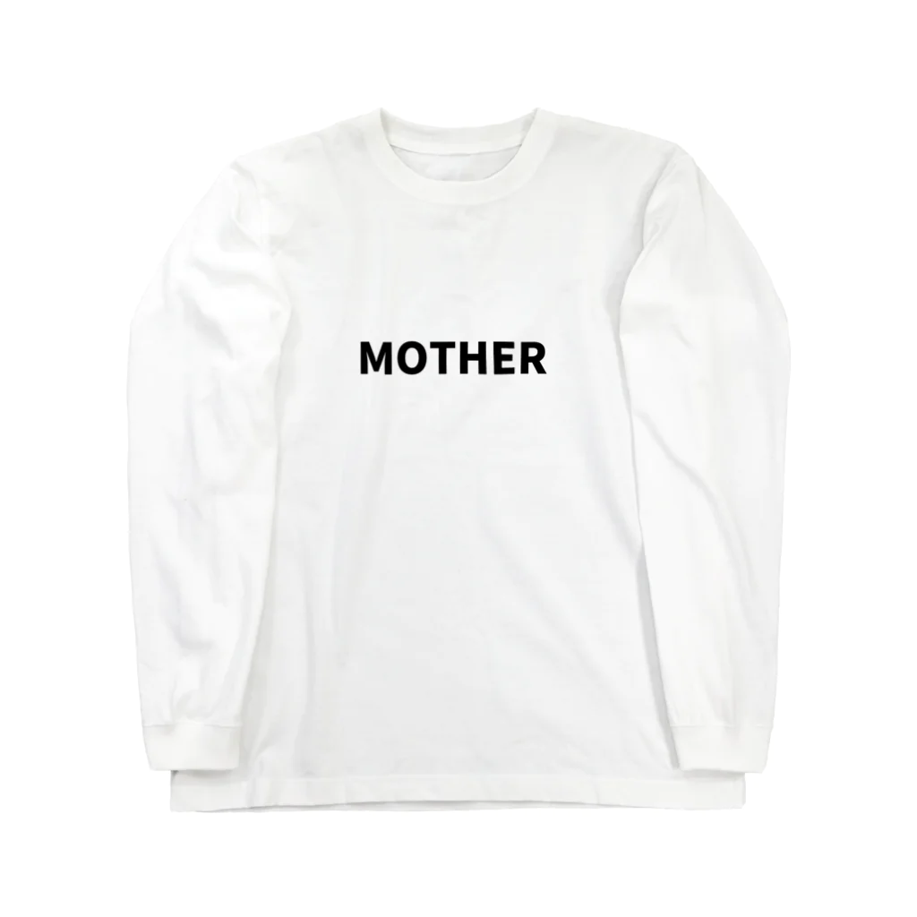 にじマンのMOTHER(黒文字) ロングスリーブTシャツ