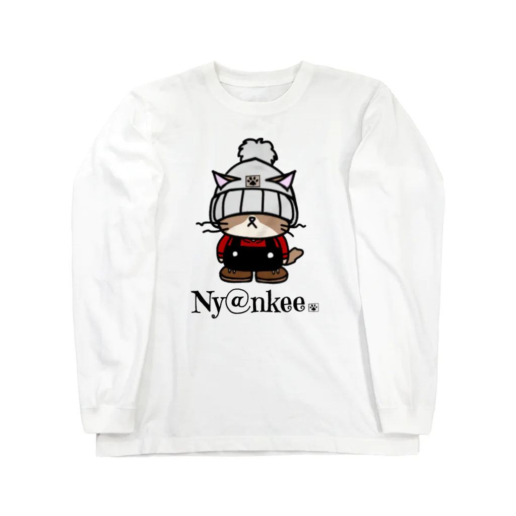 Nyankeeのニット帽なあいつ   （Ny@nkee） Long Sleeve T-Shirt