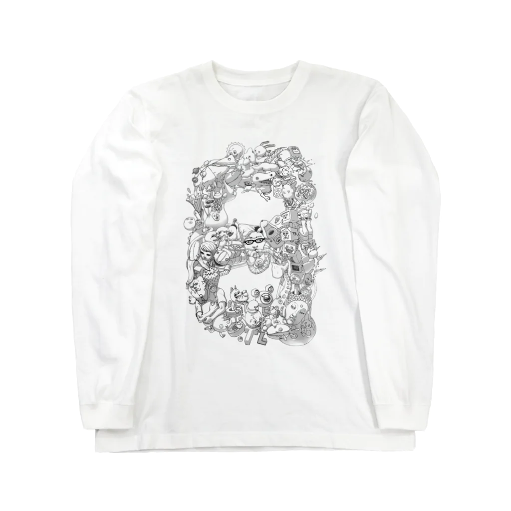 88の毎日が記念日モノクロVer. Long Sleeve T-Shirt