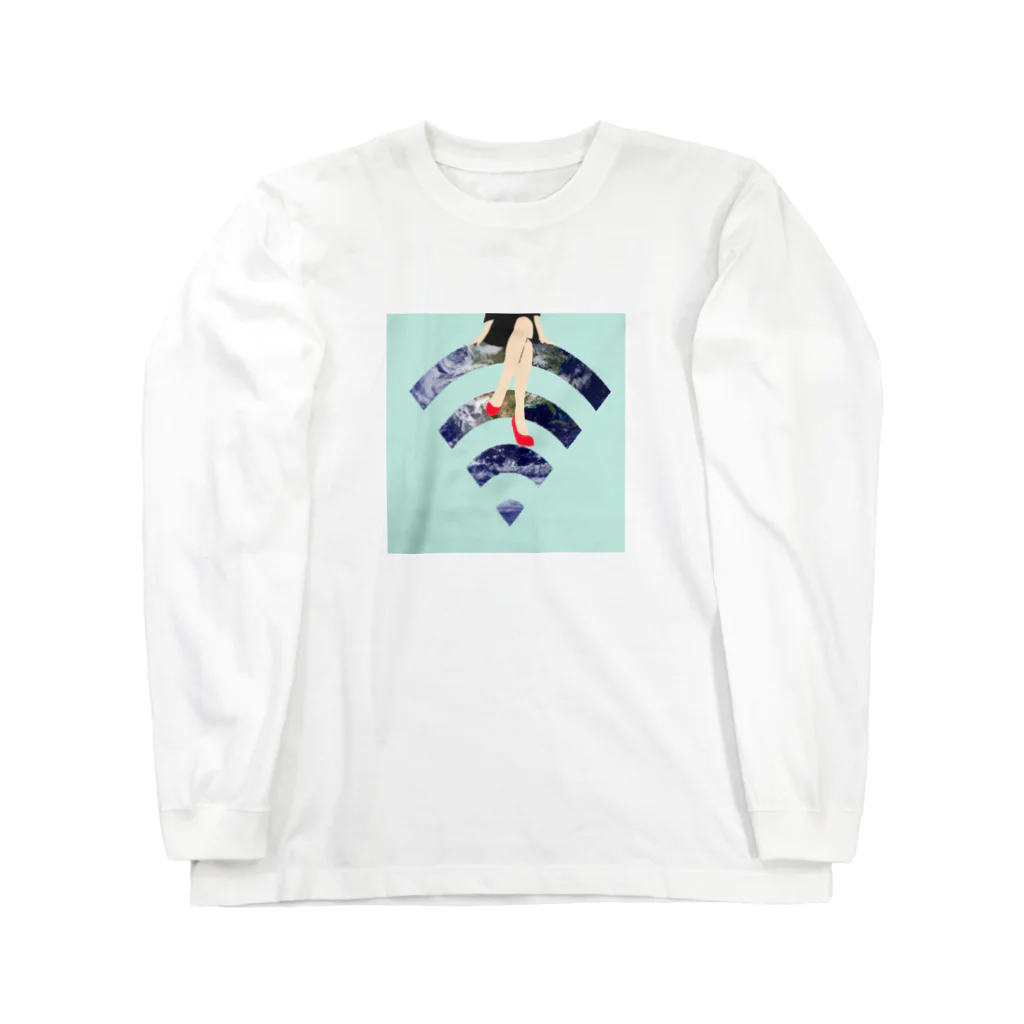 U____ri0711のWi-Fiちゃん  。 Long Sleeve T-Shirt